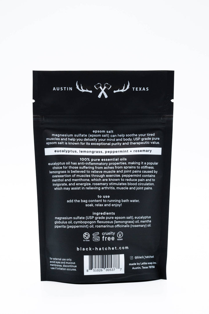 Black Hatchet Muscle - Bath Salt ⚫ Gift for Men