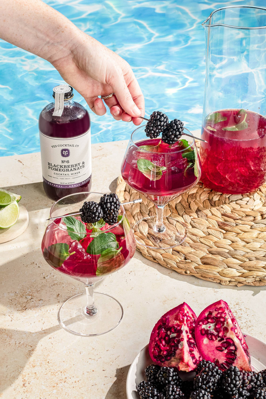 Blackberry Pomegranate Cocktail Mixer