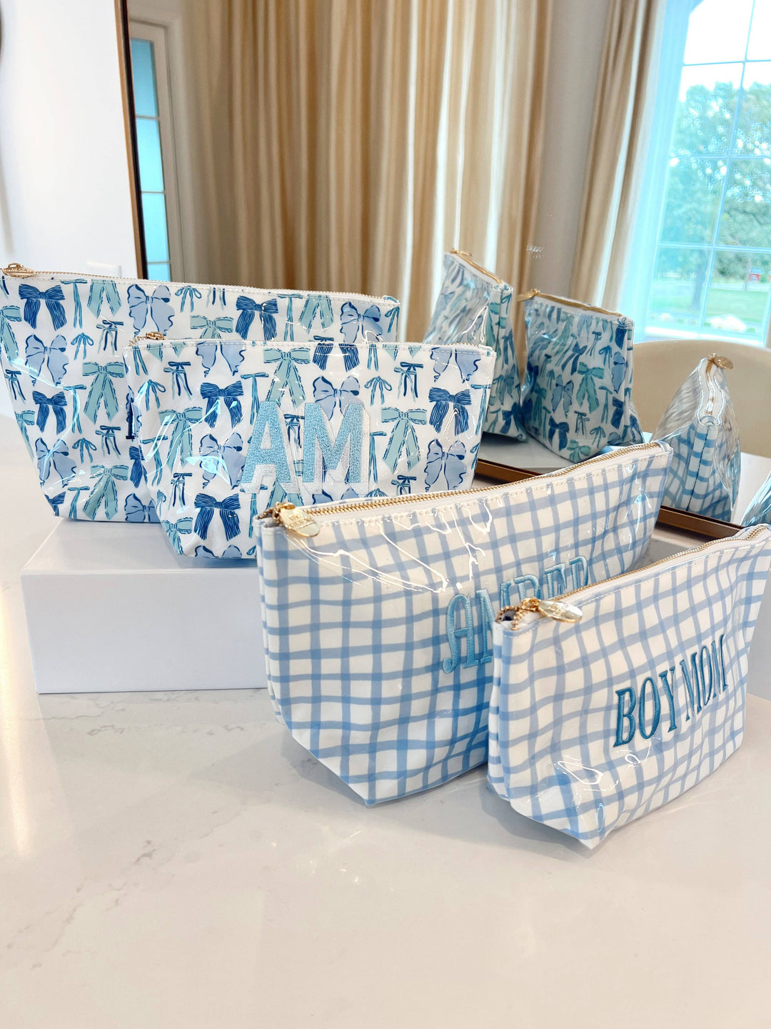 Clear Coat Toiletry Bags