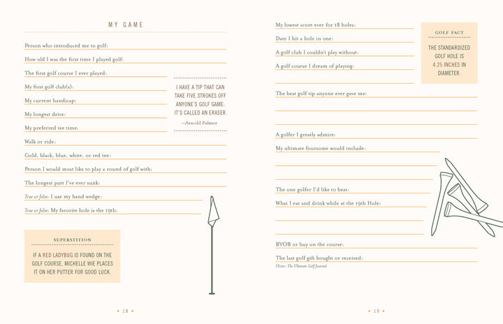 Ultimate Golf Journal