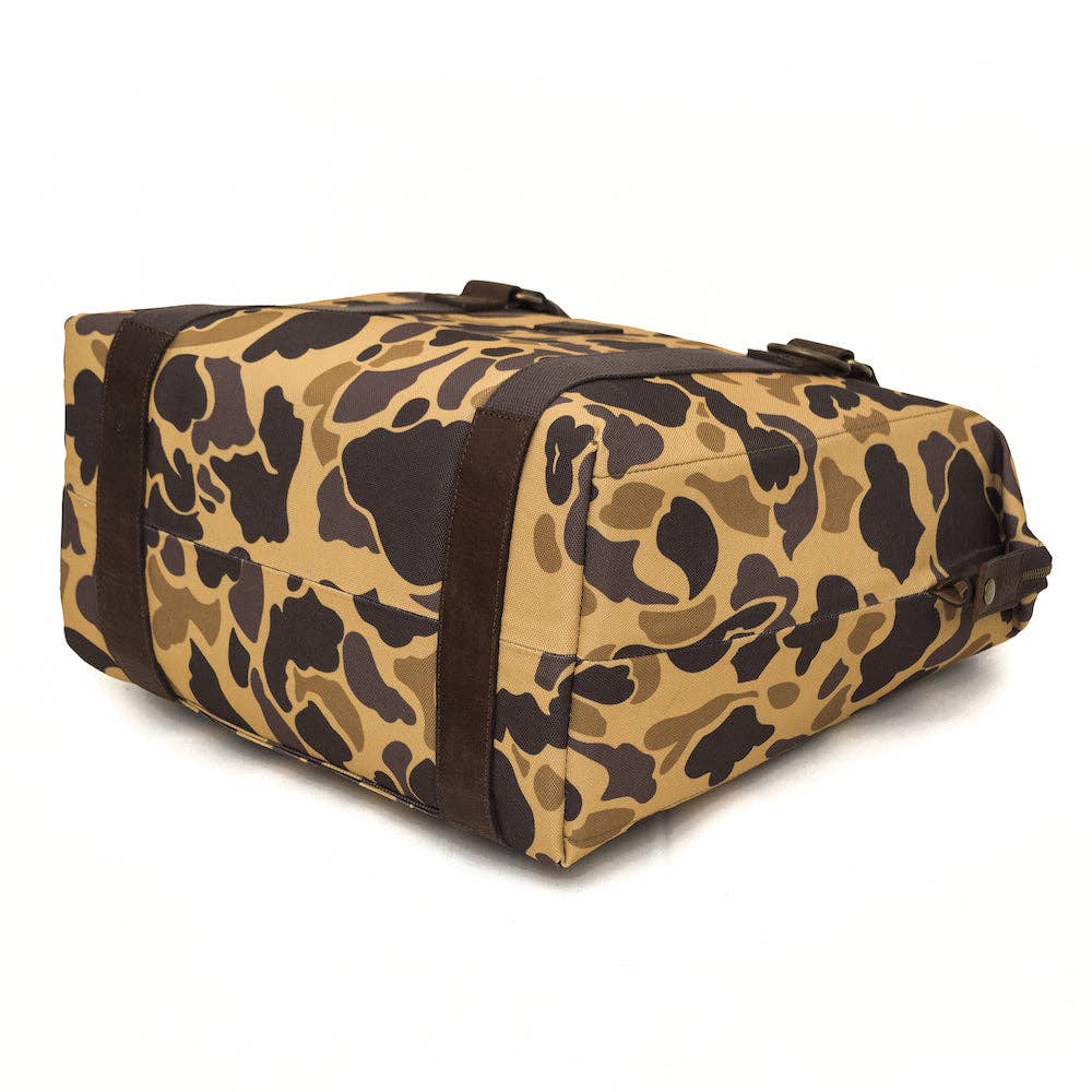 White Wing Waxed Canvas Large Cooler - Vintage Camo