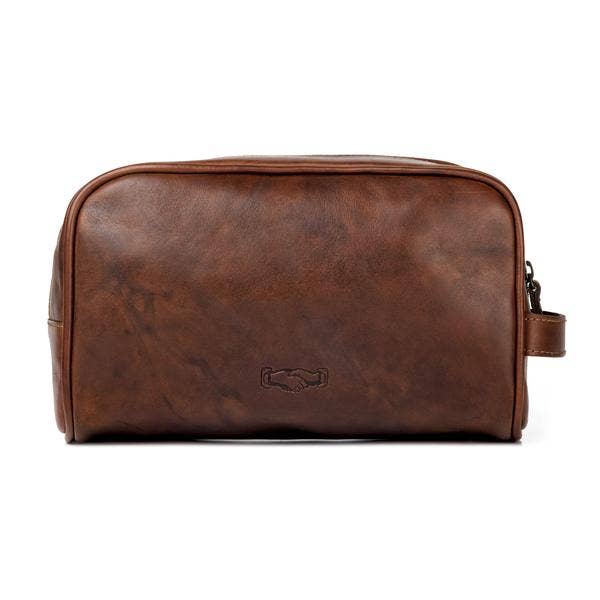 Benjamin Leather Wash Bag