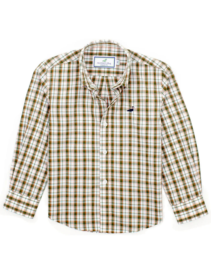 Properly Tied Boys Seasonal Sport Shirt